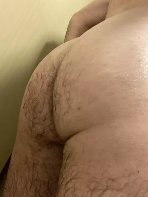 My bum looks hairier after a shower by Djf1975