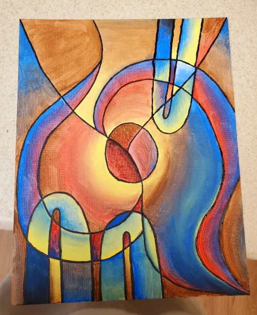My butthole inspired abstract piece by WeightGold2350
