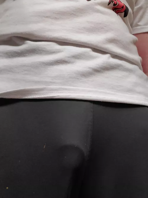 My cock head in my favorite shorts by Lycralover55