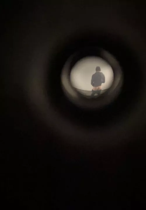 My coworker ordered me to stop by his apartment and strip outside his apartment. He recorded me through the peephole. Almost got caught by a neighbor. by nolaguy777