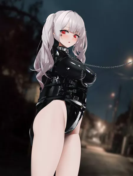 My cutest pet has a new latex suit by loss20