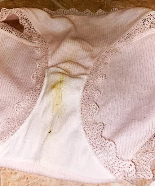 My dirty panties before shower 🤍😁 by babushka0310