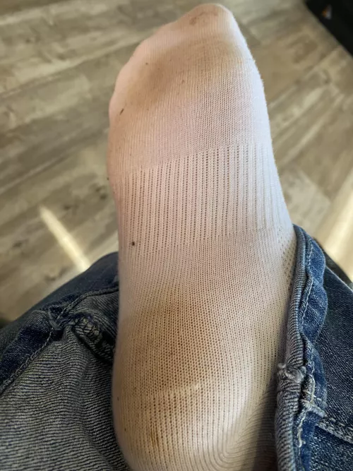 My dirty white socks! by SJsPlayroom