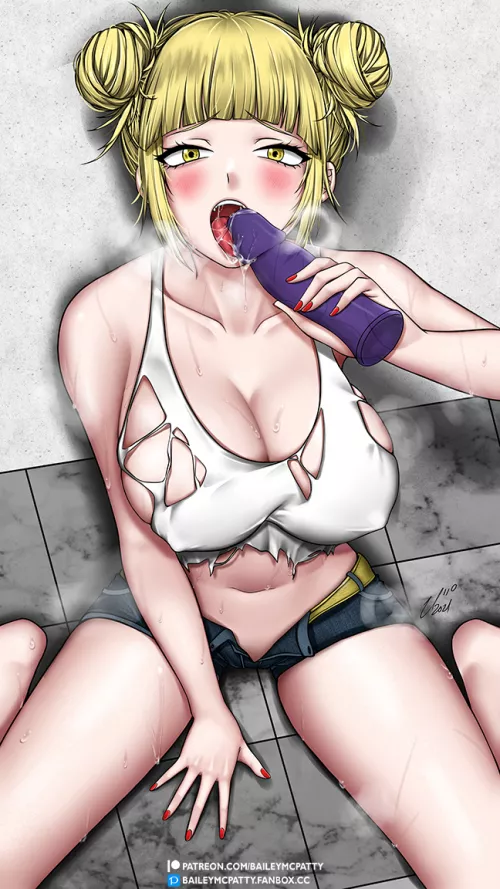 My Ecchi Fanart of Himiko Toga's Alone Time 😏 by BaileyMcPatty