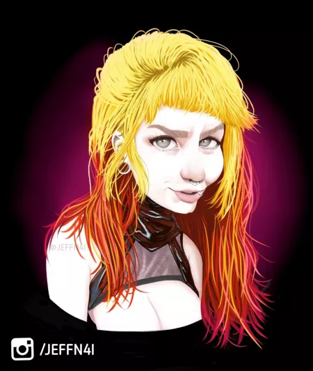 my fanart of the goddess. by jeffnai1