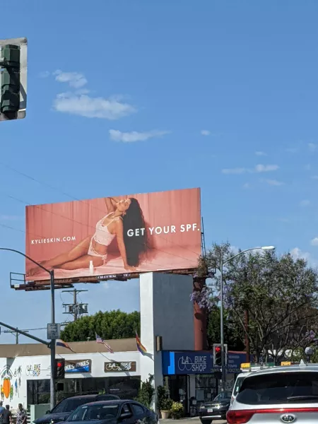 My favorite intersection in all of Los angeles, it's a new picture of her about every 6 weeks by hawaiiangiggity