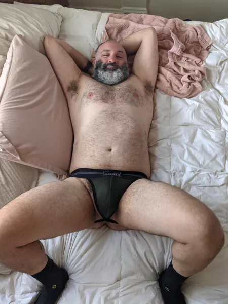 My favorite position. Waiting for you to hoist my legs over your head by tucotorresx