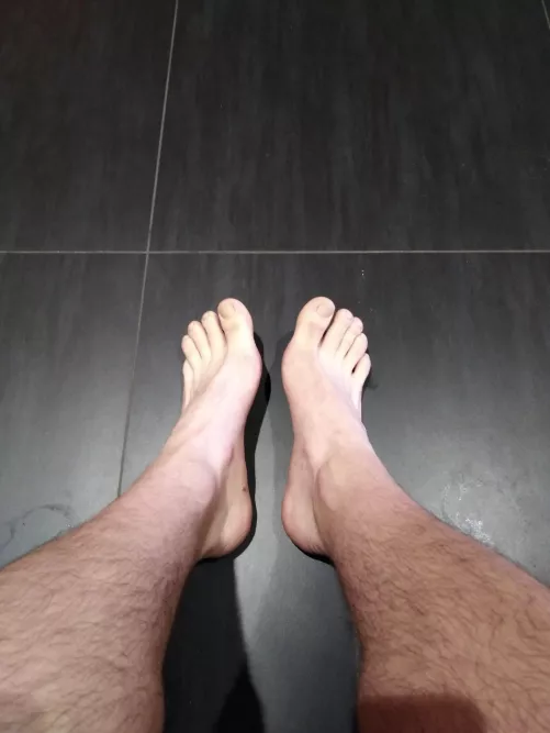 My feet in the bathroom 😇😋 by HelladeepOF