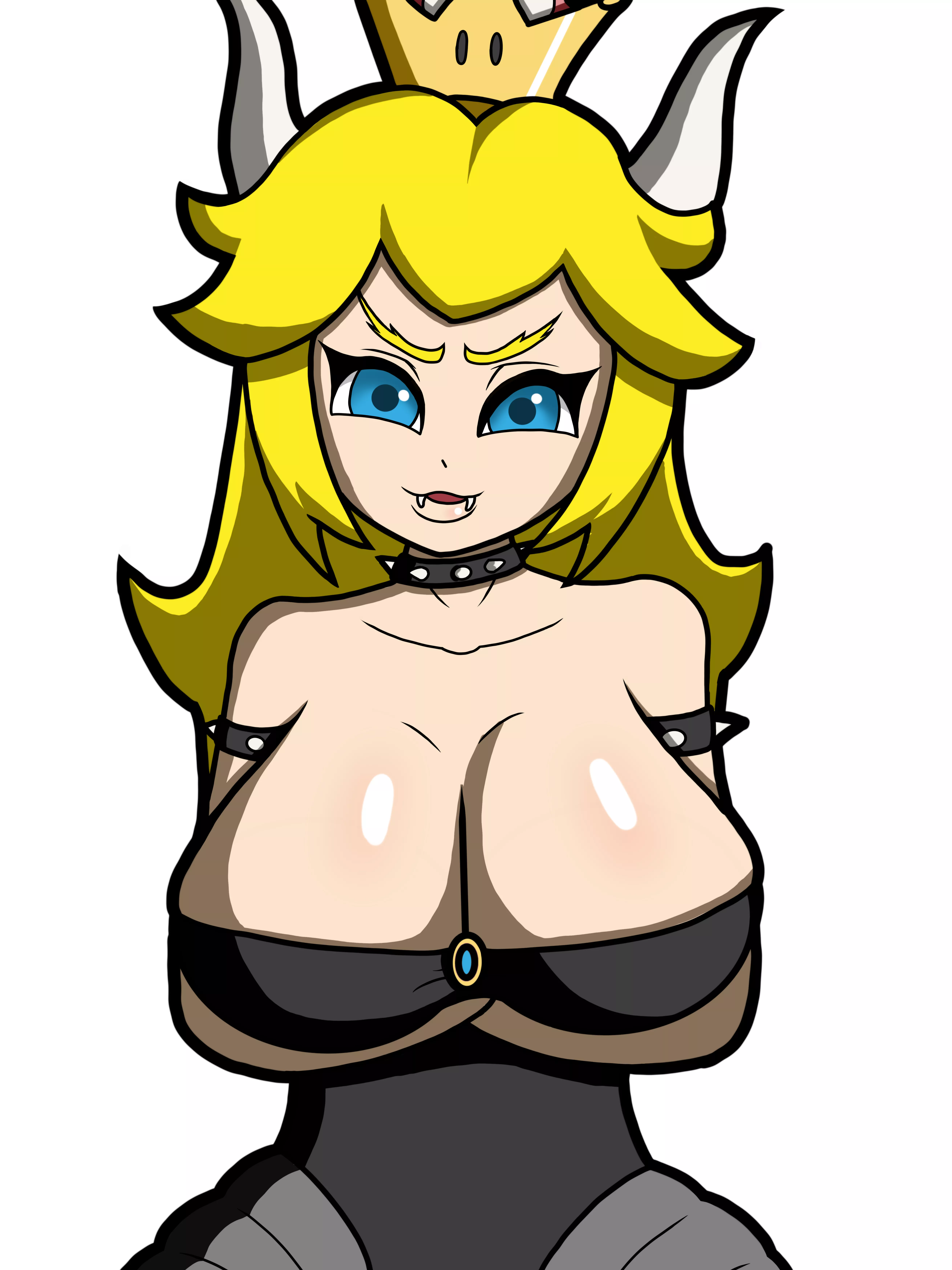 My first bowsette drawing posted by kevthunder