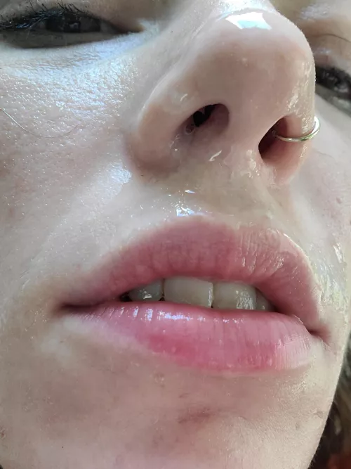 My first facial! 👻 by mycelium_mother_