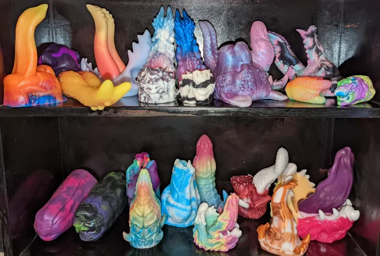 My first maw Monday post, got all these snoots together ready to be booped 😋 by Tiberius-Wolf