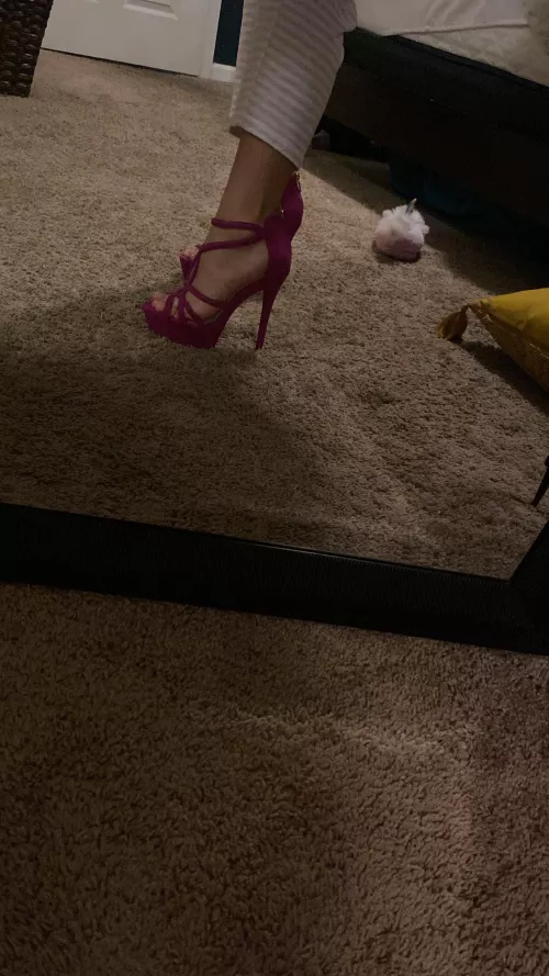 My first pair of high heels by prada1010
