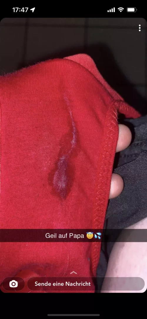 My foster daughter‘s panties looking as always… by DaddyBearHH