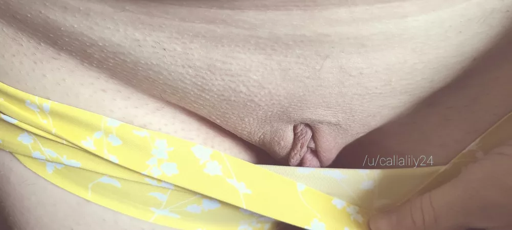 My freshly shaved peekaboo by callalily24