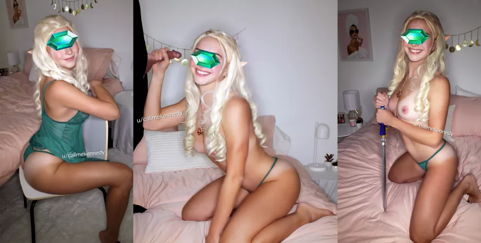 my friend is a huge Zelda fan so i made his wildest dreams come true for his 30th birthday. i dressed as the Princess of Hyrule, sucked his dick, and let him cum on my face. he said it's a birthday to remember, mission accomplished! by CallMeKennedy