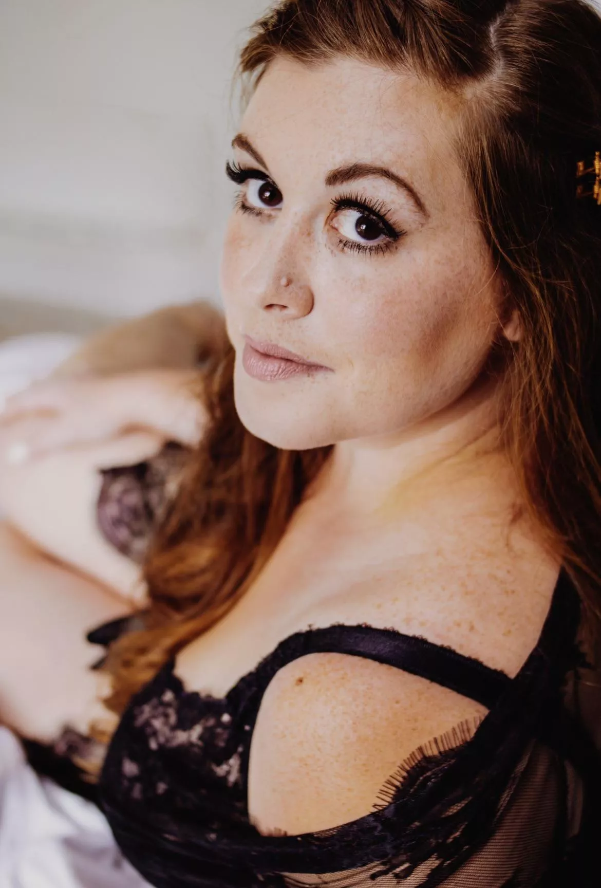 My friend took boudoir photos of me! 🖤 posted by mamatobee328