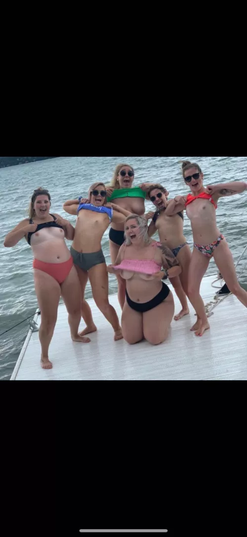 My friends and I at my cabin by ilikebigtits1452