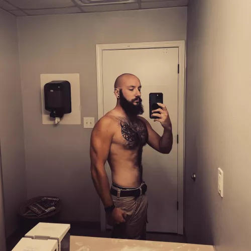 My front is very hairy. by kuzilla96