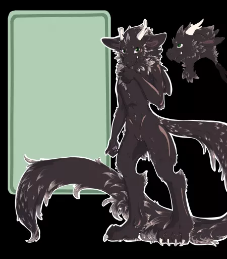 My Furrsona (credits for my friend) by KrzykuTheDragon