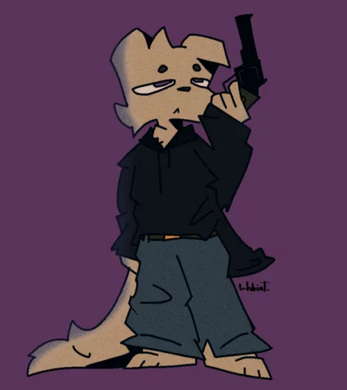 My furry character I drew by SovyetConnor