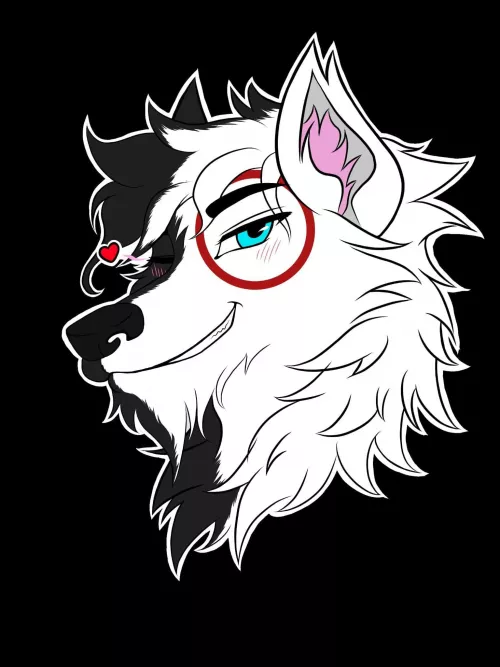 My fursona drawn by my wife 😍❤️ by Kaass_