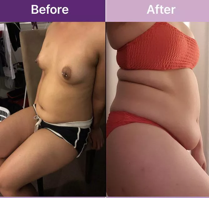 My gain since I discovered feedism 🥵 posted by cutelilpudding