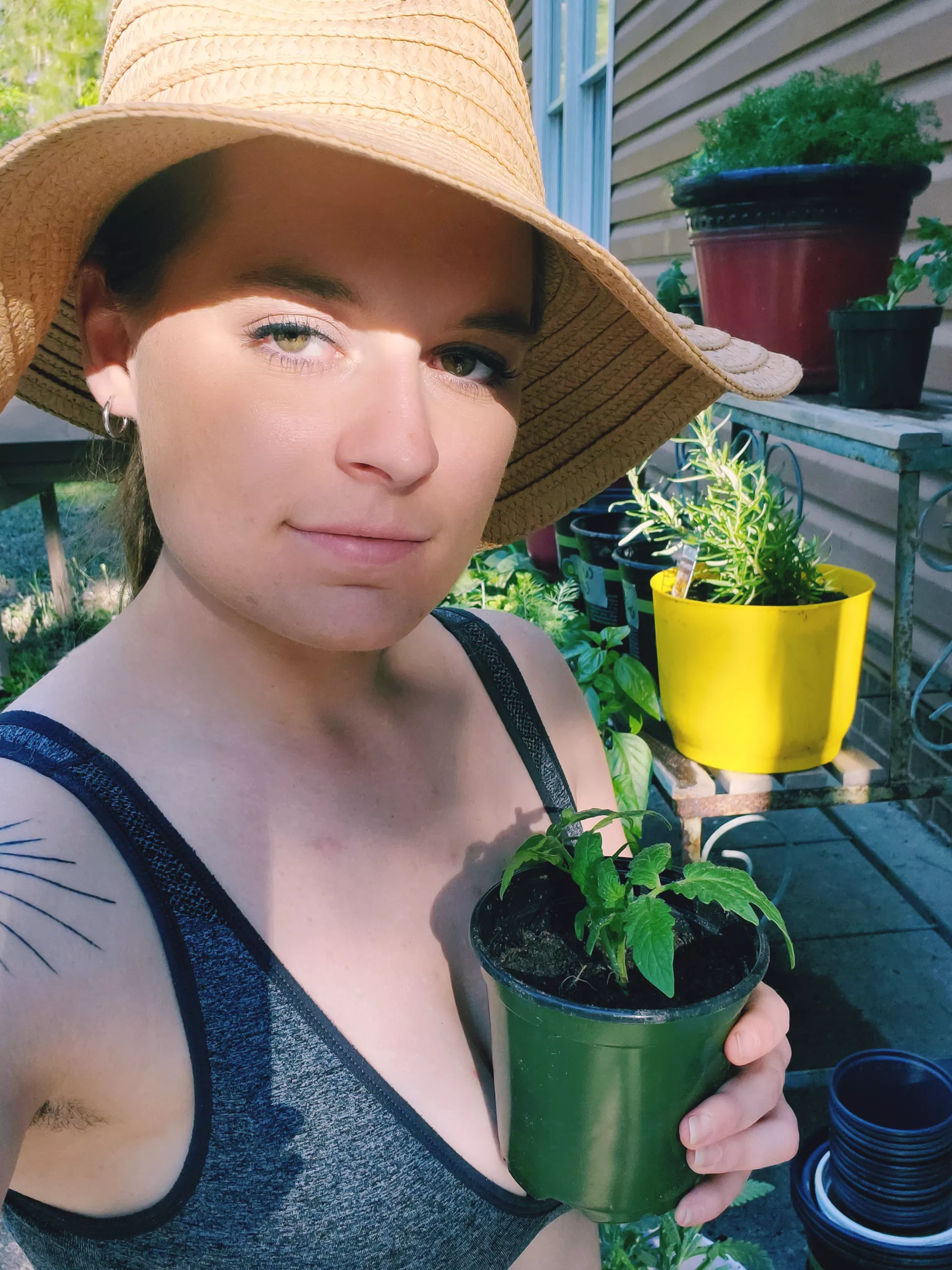 My garden is wet.. and so am I. posted by Dee-Alice