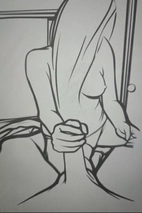 My gf and I drawn by a fellow redditor back a long time ago. Sadly, I don’t have his un to credit him. by Switch4U8569