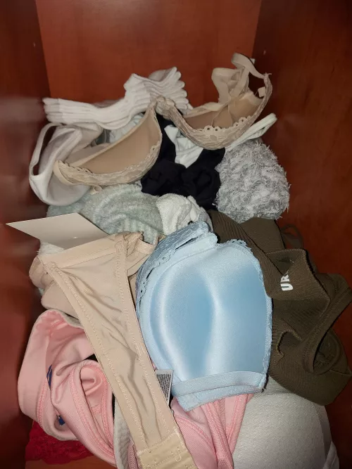 My gf's sexy college roomate's panty drawer. What should I steal and bust into? by yolodan_xxxx