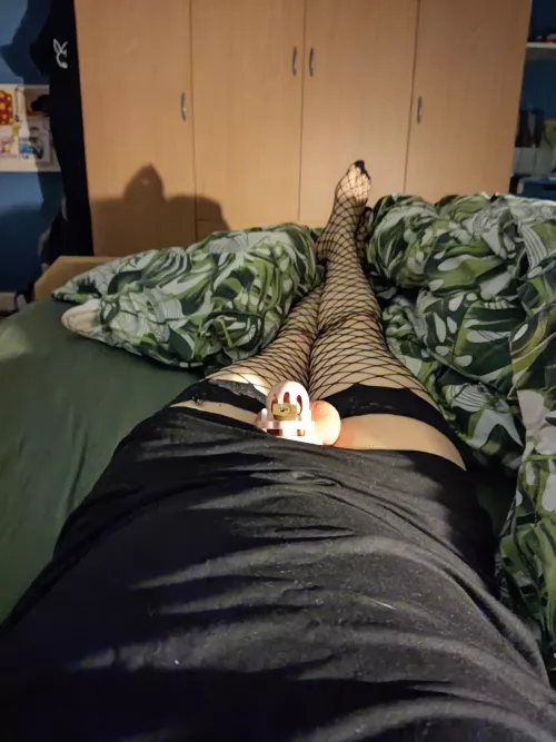 My girlfiend makes me dress up before bed , to remember me i am a sissy 🥵🤤 by DutchSissySlut420