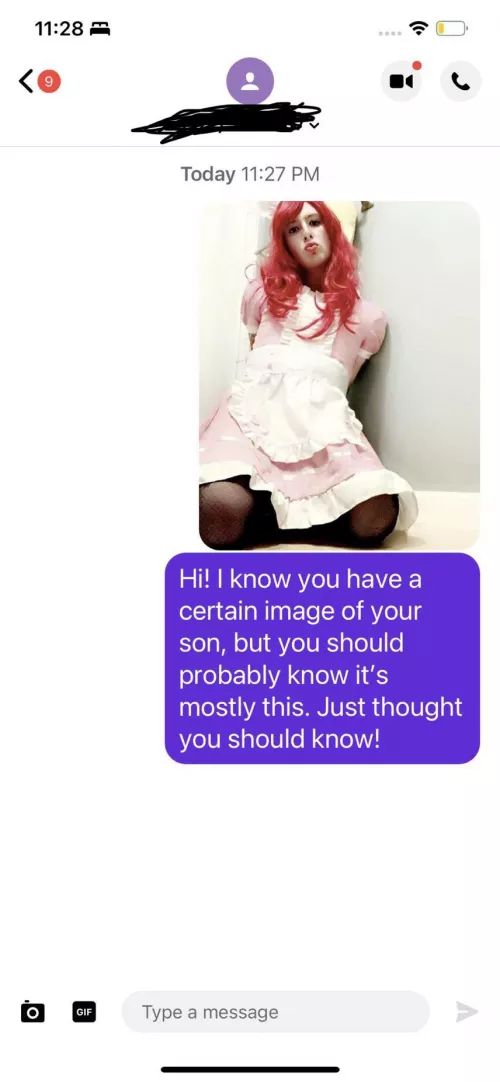 My girlfriend just sent me this, she texted my mom 😰I don’t even know what to say but I know I’m going to be my girlfriend’s sissy cuck for the rest of my life. by floridasissyrachel