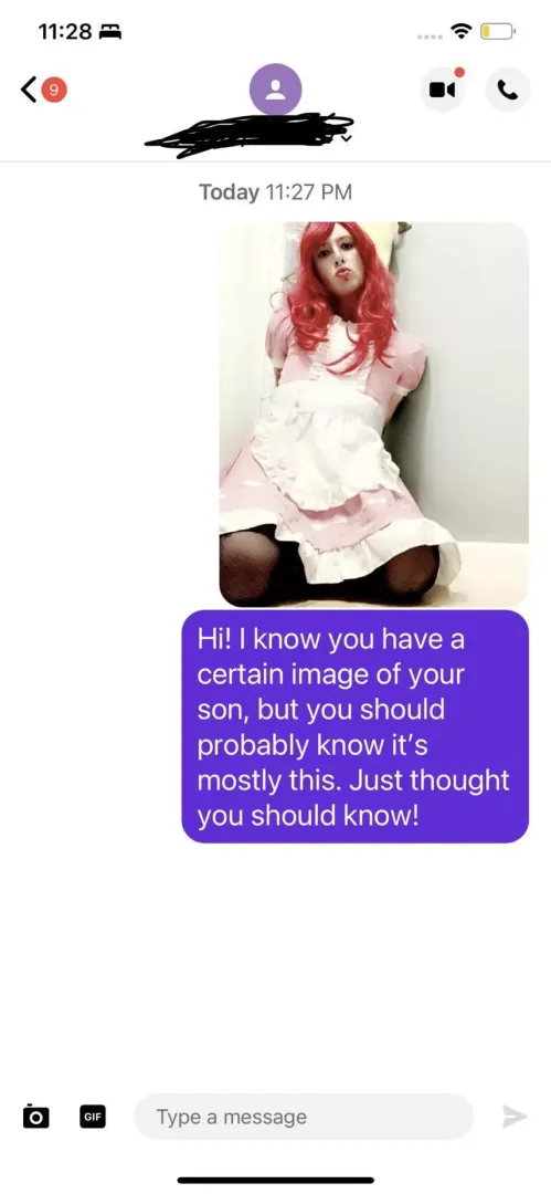 My girlfriend just sent me this, she texted my mom 😰I don’t even know what to say but I know I’m going to be my girlfriend’s sissy cuck for the rest of my life. posted by floridasissyrachel