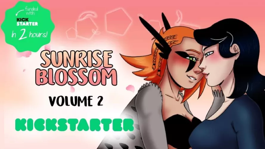 My GL Monster girl comic is 100% funded in 2 hours!!! [Link in comments!] by NinaAberlein
