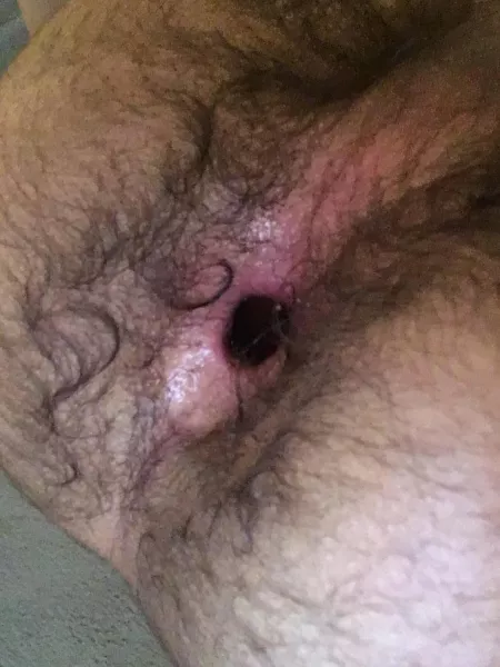 My glistening bussy after being cucumber fucked, message me for the full vid! by Fluffy_Junk_7803