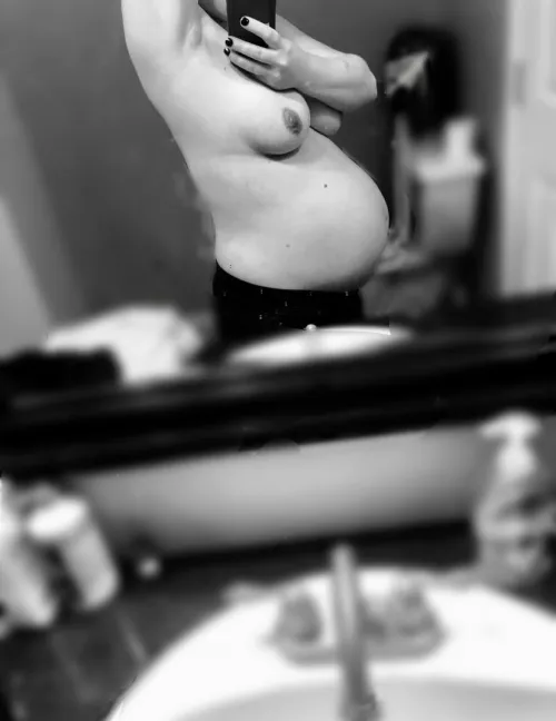 My growing bump💕 by Alternative_Slide_77
