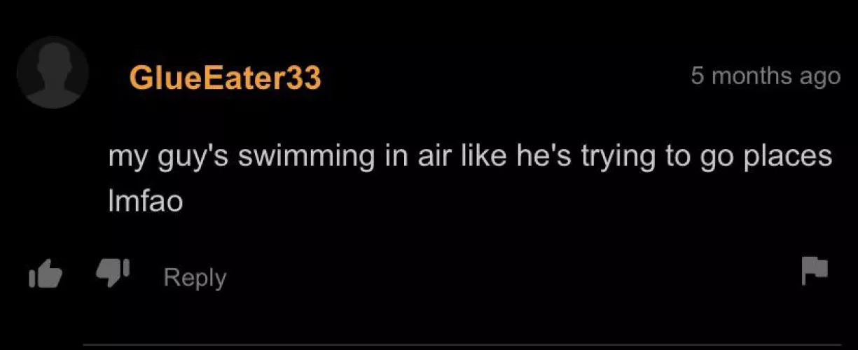 My guy trying to swim in the air by ts_13_