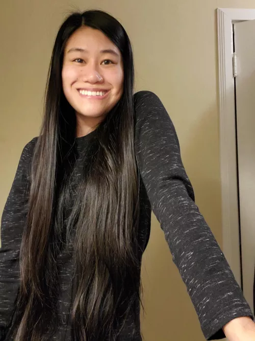 my hair looks nice in this 😁 by amaeizing