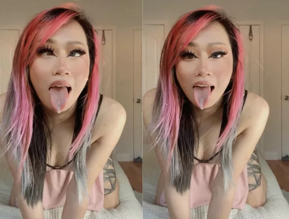 My hair pink like my tongue 💖 by bbivyx