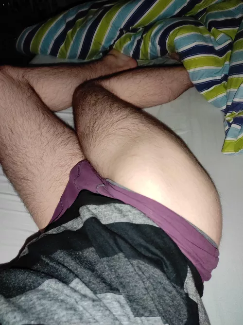 My hairy legs and round ass. Interested? by TheMoonSwimmer