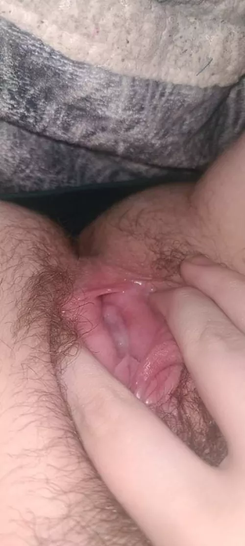My hairy wet pussy can't wait for a dick🤭 by Wild_Kangaroo_2994