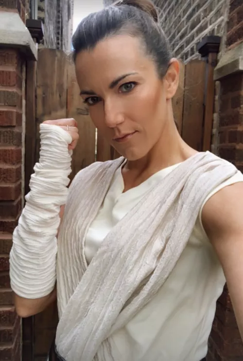 My halloween costume yesterday. Are you into Rey? 38[F] by crazysexywife