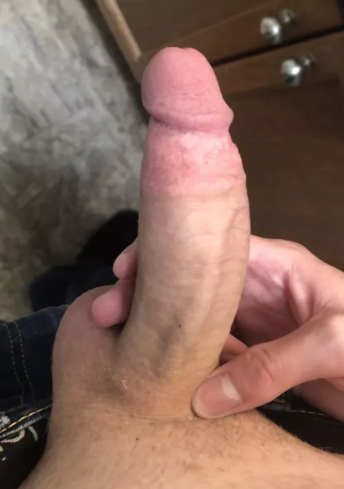 My hard cock after a nice and hot shower. I hope you like it! 😘 by PornLoverUwU