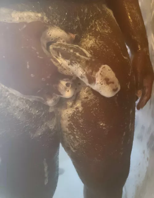 My hubby getting his chocolate bar all clean 😋 anyone want a taste I'm willing to share 😜 by CreamyTwistCone69