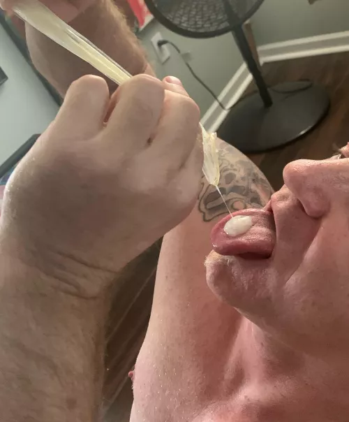 My husband ate the cum from the condom our friend fucked me with. ;) by Ambitious_Nail3971