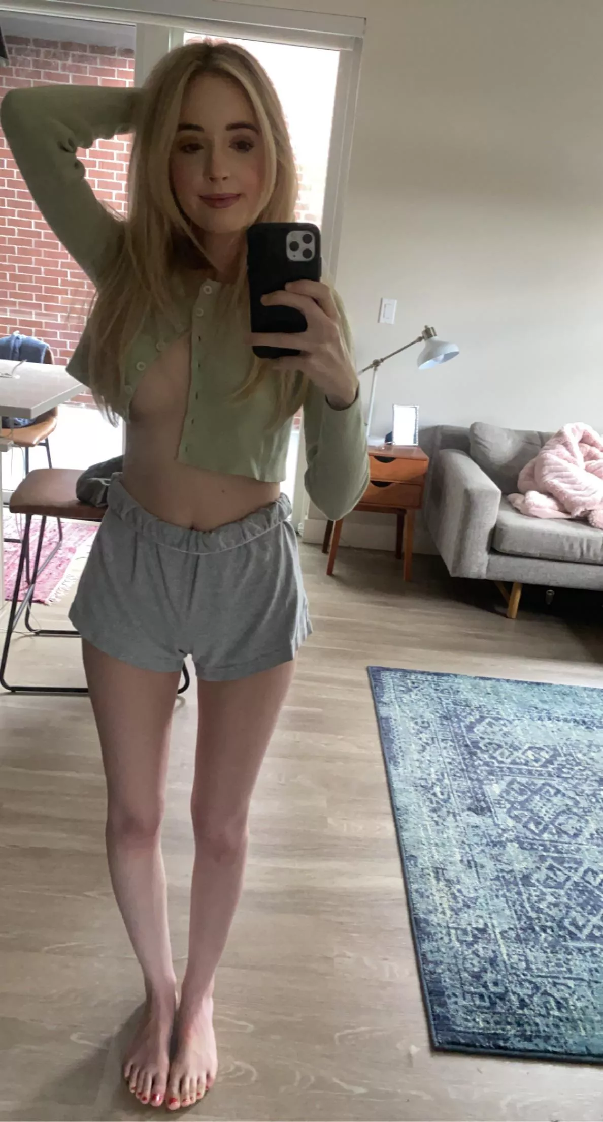 My knees don’t even touch with my ankles together :o posted by vegansoda