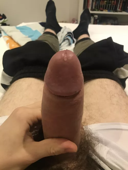 My leaking teen cock while edging. dm me to edge with me. by RepresentativeLink67