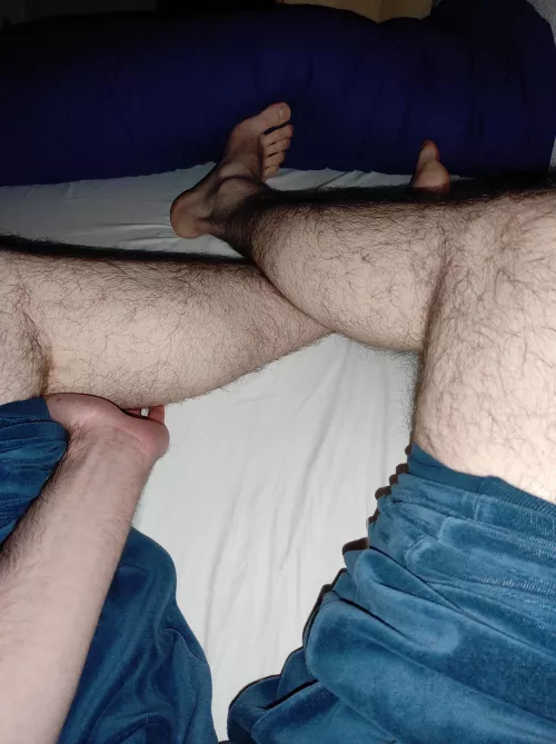 My legs are looking extra hairy tonight! by TheMoonSwimmer