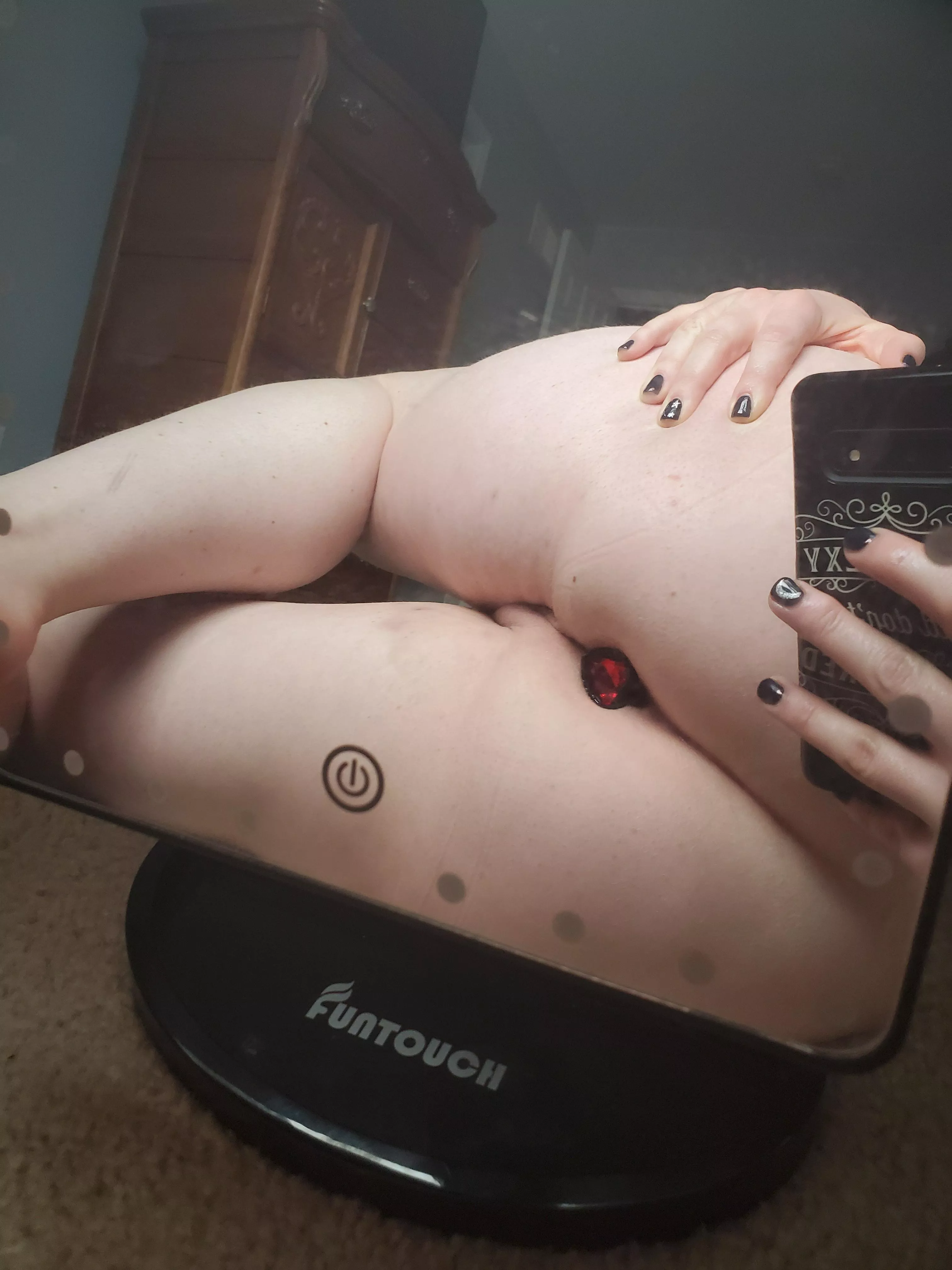 My little secret while completing errands today. Shhh, don't tell! posted by Ellie_Silk