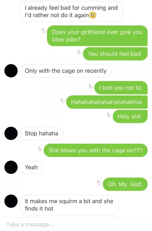 My little sissygirl gets blown IN HER CAGE! by EverySissysDream