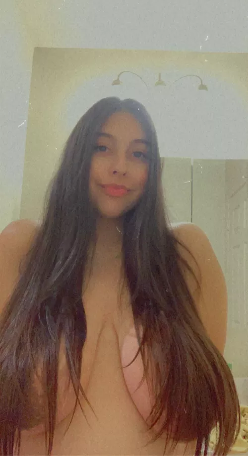 My long hair barely covers my big tits 😘 by God_like_titties